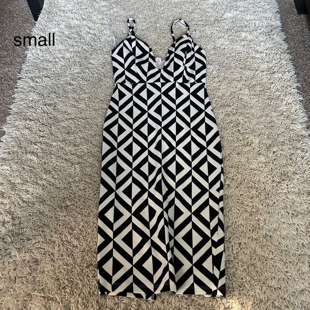 Black and White Dress